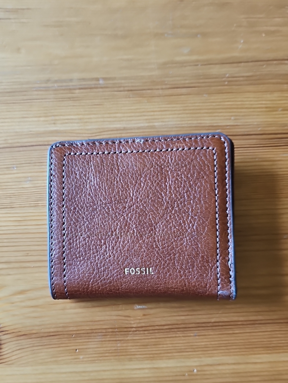 Fossil Brown Leather Bifold Wallet